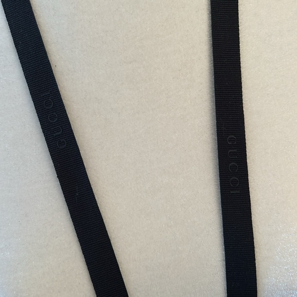 Gucci black grosgrain ribbon 57 inch - Picture 4 of 7